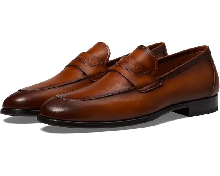 Лоферы Magnanni Keagan Penny, цвет Cuero/Mid Brown