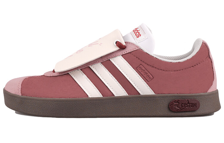 Кроссовки adidas neo Vl Court Skateboarding Shoes Unisex Low-top White, красный