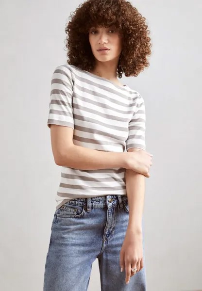 Футболка с принтом SLASH Esprit, цвет light taupe