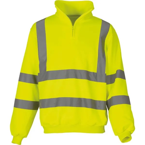 Толстовка Yoko 1/4 Zip High Visibility, желтый