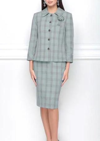 Костюм LeNata-21091/1 В цвете: Зеленый; Размеры: 56,60,50,52,48,54,44