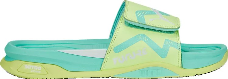 Сандалии Puma Dream Nitro Future Slide Yellow Electric Peppermint, желтый