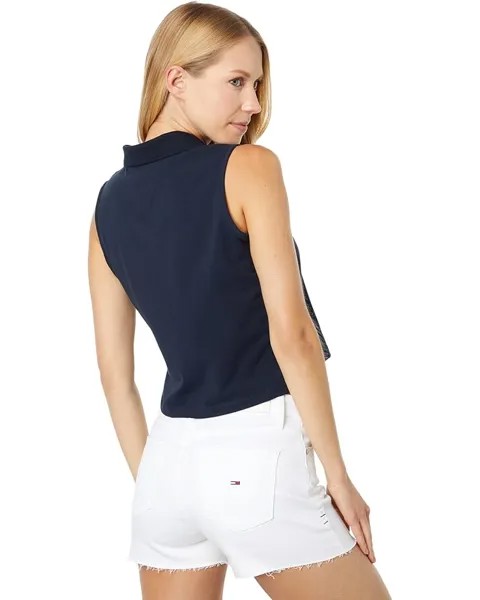 Поло Tommy Hilfiger Sleeveless Polo, цвет Sky Captain