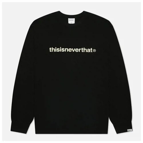 Лонгслив thisisneverthat, хлопок, размер S, черный
