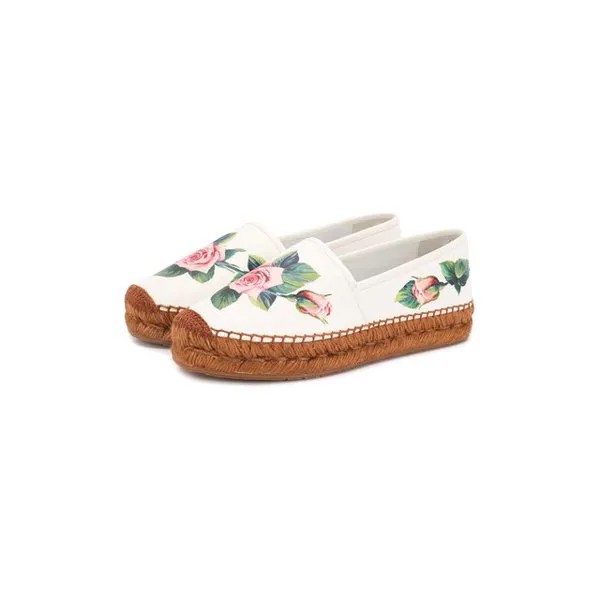 Кожаные эспадрильи Dolce & Gabbana