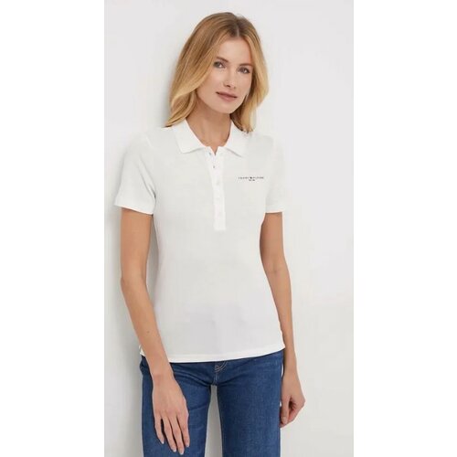 Поло TOMMY HILFIGER, размер M, белый