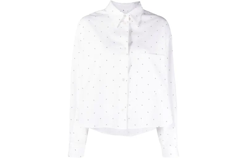 Рубашка женская белая Mm6 Maison Margiela