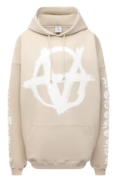 Хлопковое худи VETEMENTS