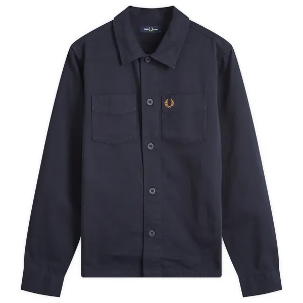 Куртка-рубашка Fred Perry Twill, темно-синий