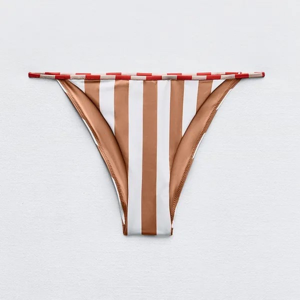 Плавки-бикини Zara Striped Bottoms, мультиколор
