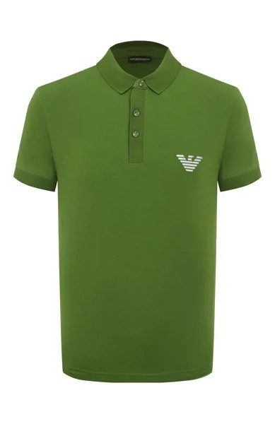 Хлопковое поло Emporio Armani