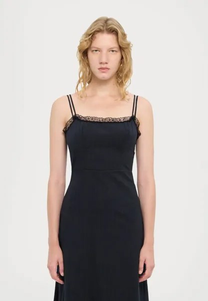 Платье макси ROBE The Kooples, черный
