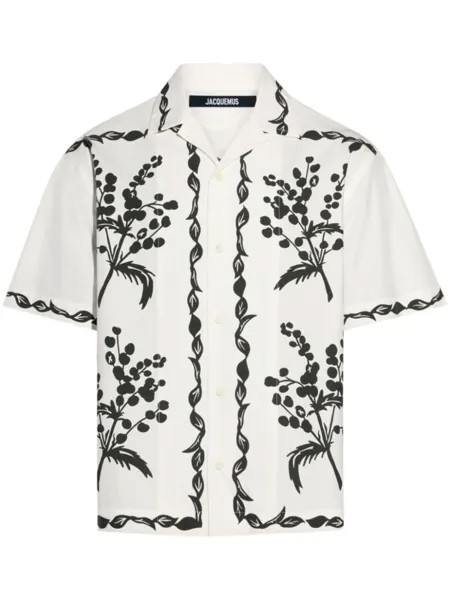 Jacquemus рубашка для боулинга La Chemise Jean, белый