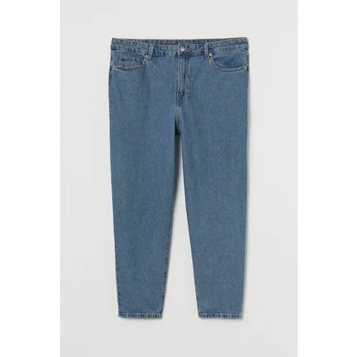 Ультравысокие джинсы свободного кроя H&M Mom - синий - 46
