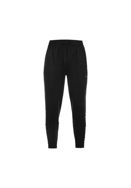 Легкие мужские тренировочные брюки из флиса PUMA, черный