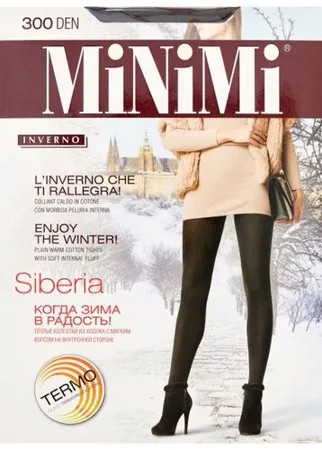 Колготки MiNiMi Siberia 300 den, размер 4-L, nero (черный)