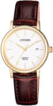 Японские наручные  женские часы Citizen EU6092-08A. Коллекция Classic