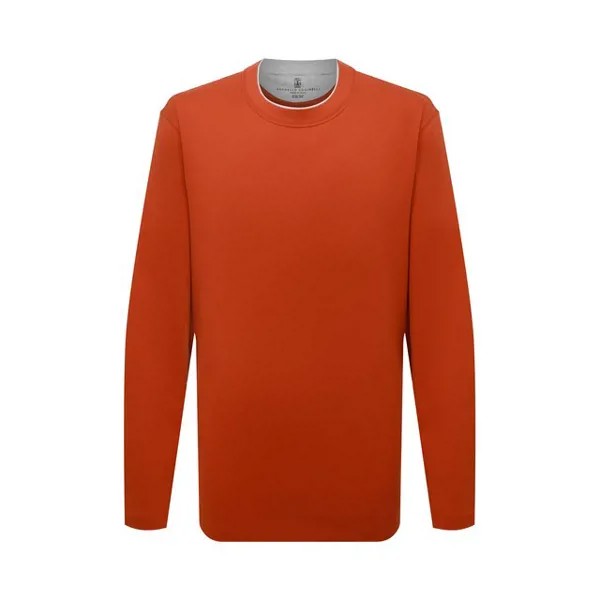 Хлопковый лонгслив Brunello Cucinelli