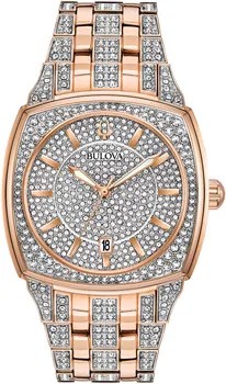 Японские наручные  мужские часы Bulova 98B324. Коллекция Phantom