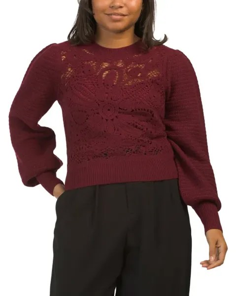 Свитер Damira из смесовой шерсти Joie, цвет Oxblood