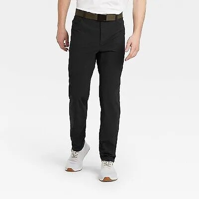 Мужские брюки для гольфа больших и высоких размеров — All in Motion, черные, 40x30