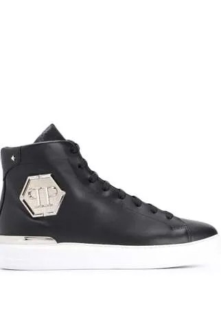 Philipp Plein высокие кеды с логотипом