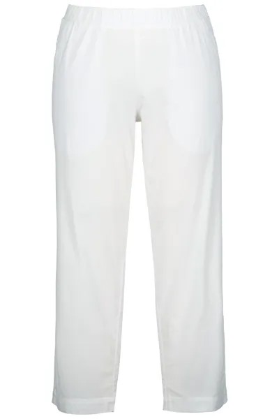 Брюки Ulla Popken Chino, цвет schneeweiß