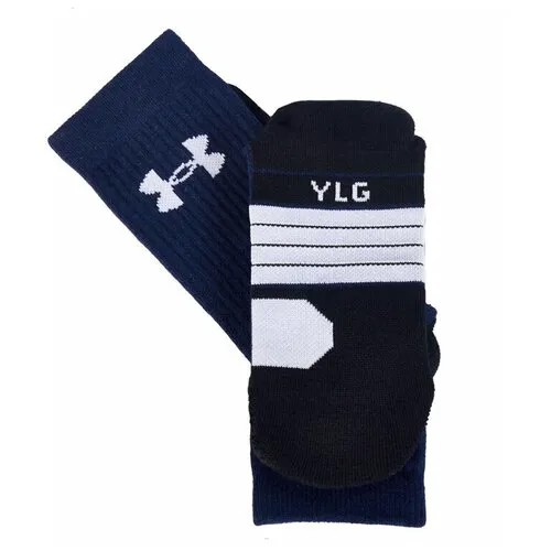Носки Under Armour, размер YLG, синий, черный