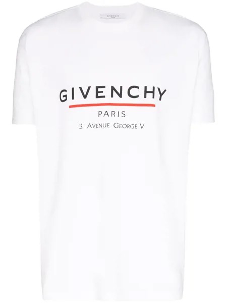 Givenchy футболка с логотипом
