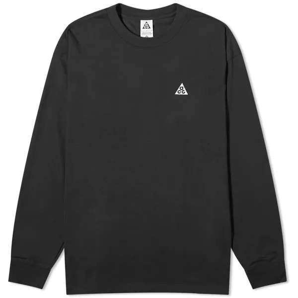 Футболка Nike Acg Long Sleeve Logo, черный