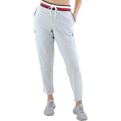 Tommy Hilfiger Женские серые удобные и уютные спортивные штаны на шнурке L BHFO 9415