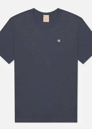 Мужская футболка Champion Reverse Weave Logo Chest & Sleeve Crew Neck, цвет серый, размер XL