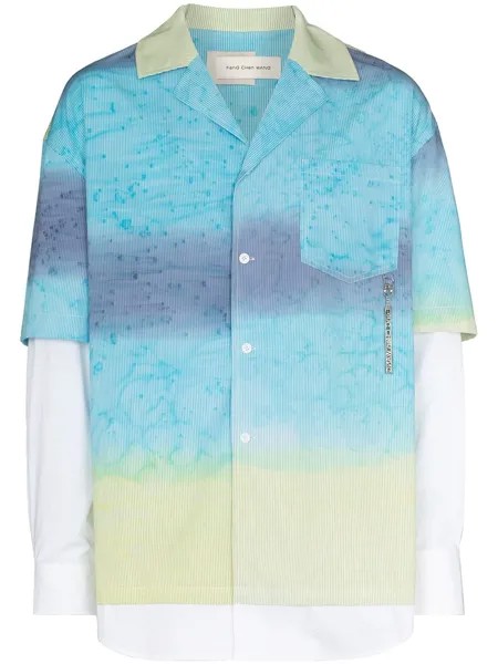 Feng Chen Wang Ski print layered shirt