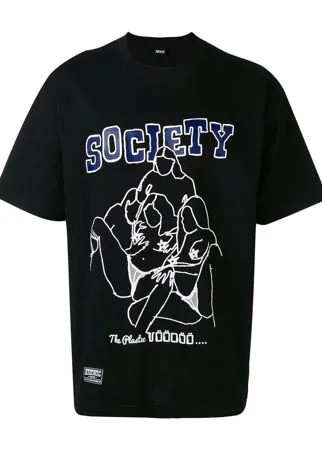 KTZ футболка с принтом 'Society'