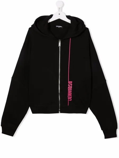 Dsquared2 Kids худи на молнии с логотипом