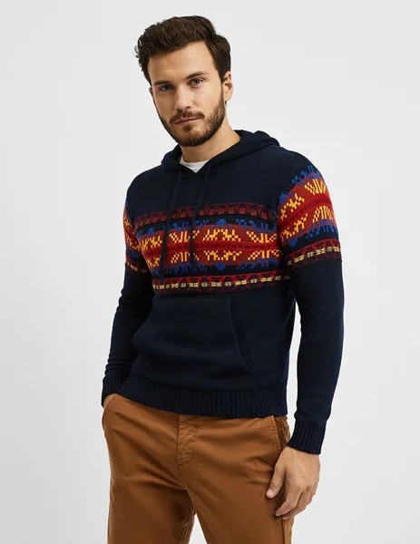 Джемпер мужской 21A_1235K2553 United Colors of Benetton разноцветный S