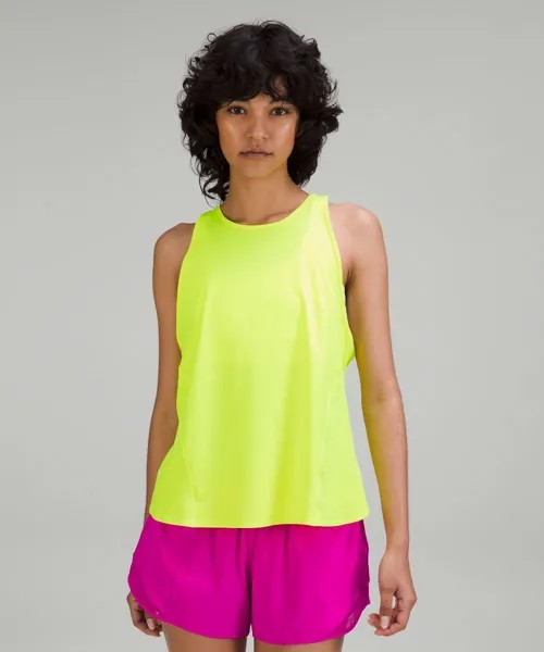Легкая эластичная майка для бега Lululemon, желтый