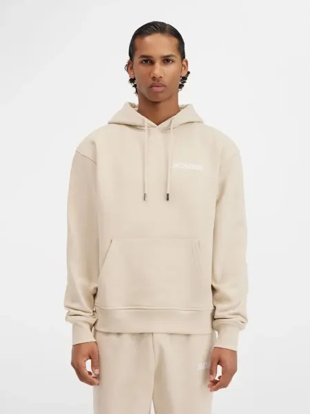 Толстовка с капюшоном Le Jacquemus Jacquemus, светло-бежевый