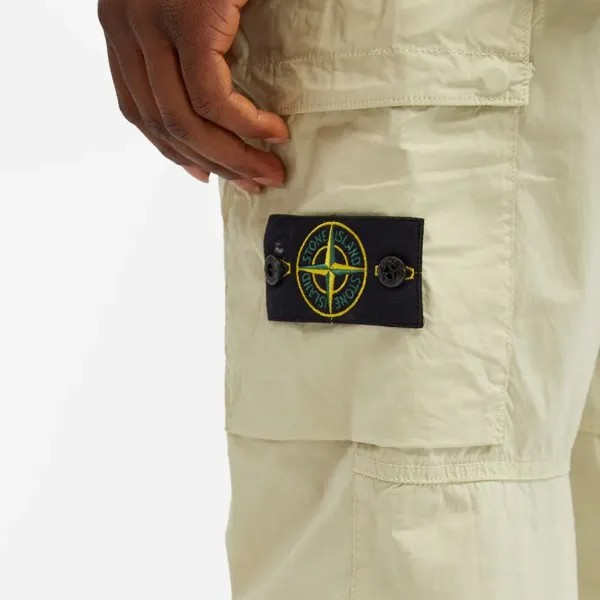 Stone Island Хлопковые брюки карго Parachute, зеленый