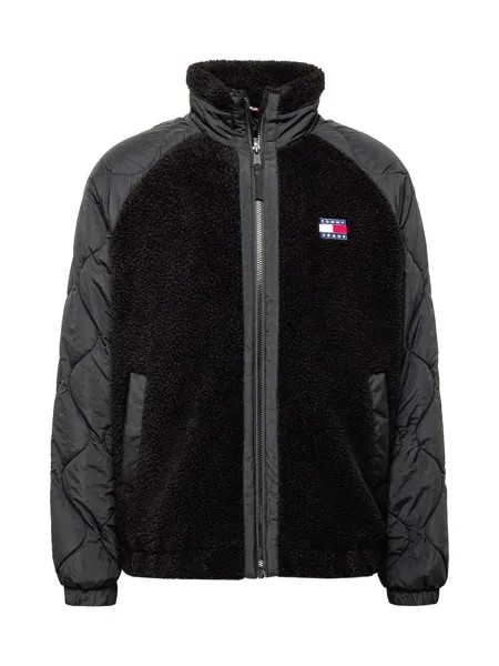 Флисовая жилетка Tommy Hilfiger, черный/черный в крапинку