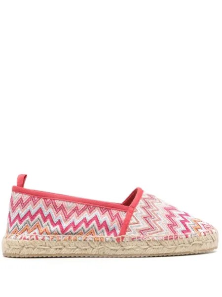 Missoni эспадрильи Elle с узором зигзаг, розовый