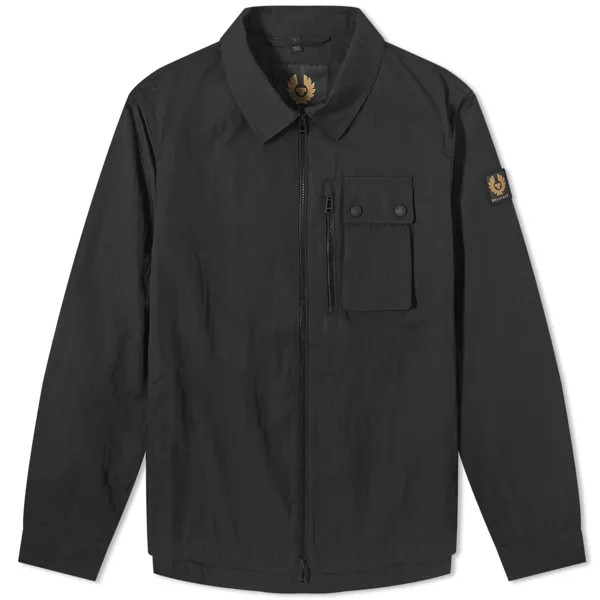 Рубашка Belstaff Rail Overshirt, черный