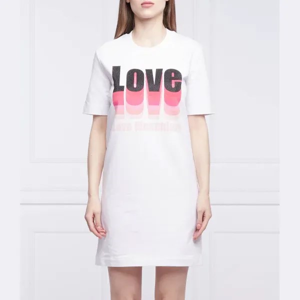 Платье Love Moschino, белый