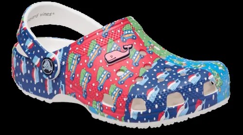 Детская обувь Crocs — классические сабо Vineyard Vines, праздничная обувь для детей