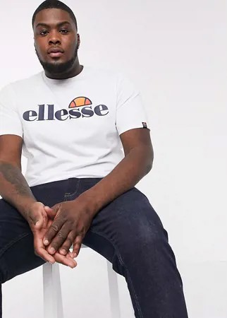 Белая футболка с логотипом ellesse Plus-Белый