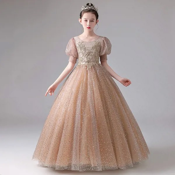 Женское кружевное платье с вышивкой, элегантное пушистое платье принцессы на день рождения, свадьбу, церемонию, лето-весна 2022