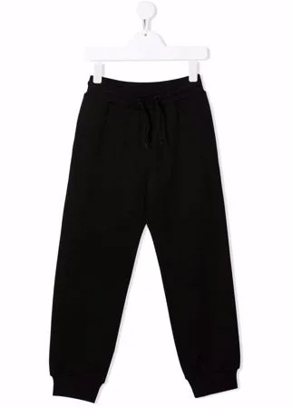 Fendi Kids спортивные брюки с нашивкой-логотипом FF
