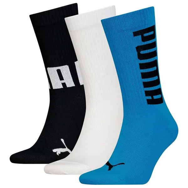 Носки Puma Big Logo long 3 units, разноцветный
