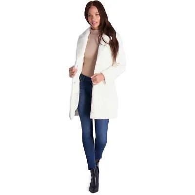 Женское белое пальто из искусственного меха French Connection, верхняя одежда S BHFO 9824