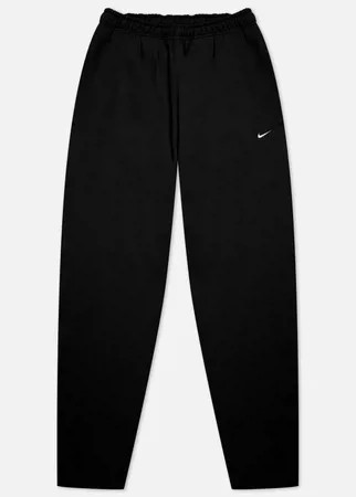 Мужские брюки Nike NRG Solo Swoosh Fleece, цвет чёрный, размер S